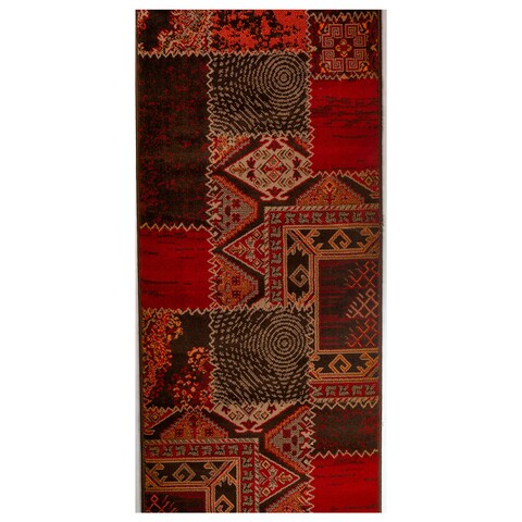 Traversa pentru hol Astara, Decorino, 100x700 cm, polipropilena, maro