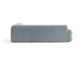 Coltar simetric 7 locuri, Neo, Micadoni Home, 295x295x83 cm, tesatura Boucle, albastru deschis
