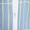 Lenjerie de pat Grila, Homla, 140x200 cm, bumbac, albastru