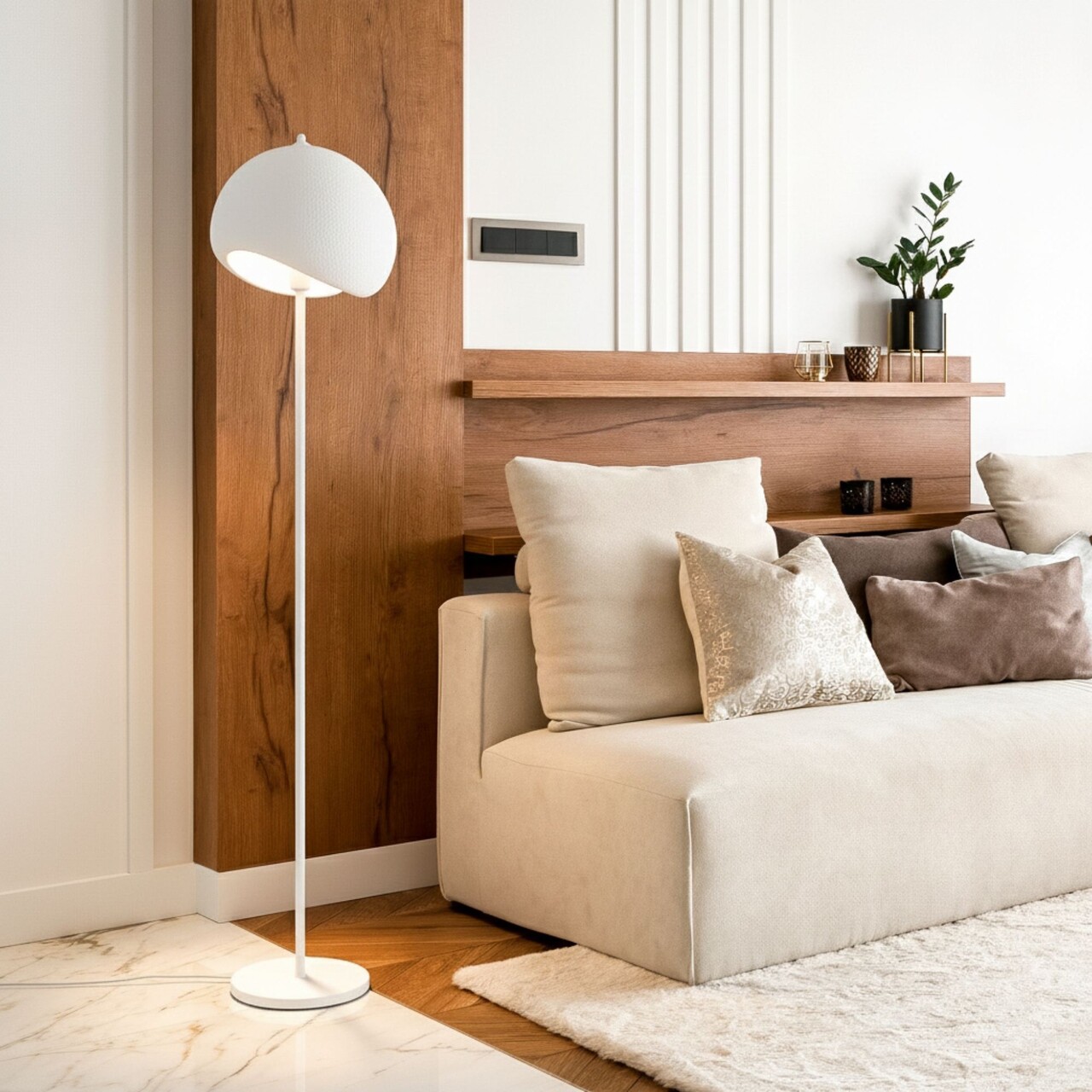 Lampadar, L'essentiel Maison, 892OPV2630, Alb - view 7