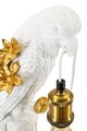 Lampa de masa Parrot, Mauro Ferretti, 1 x E27, 40W, 20x20x50.5 cm, fier/poliester, auriu/alb