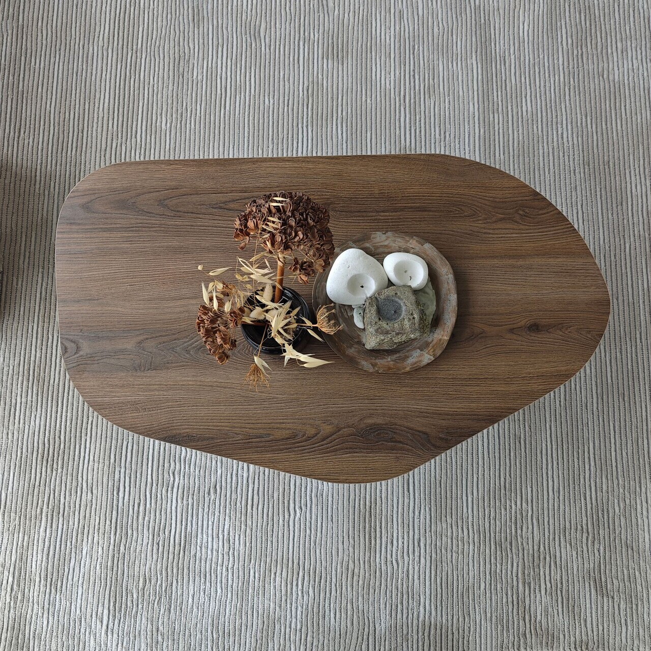 Masuta de cafea, Hanah Home, Nova, 100x35x60 cm, PAL, Maro — imaginea 6