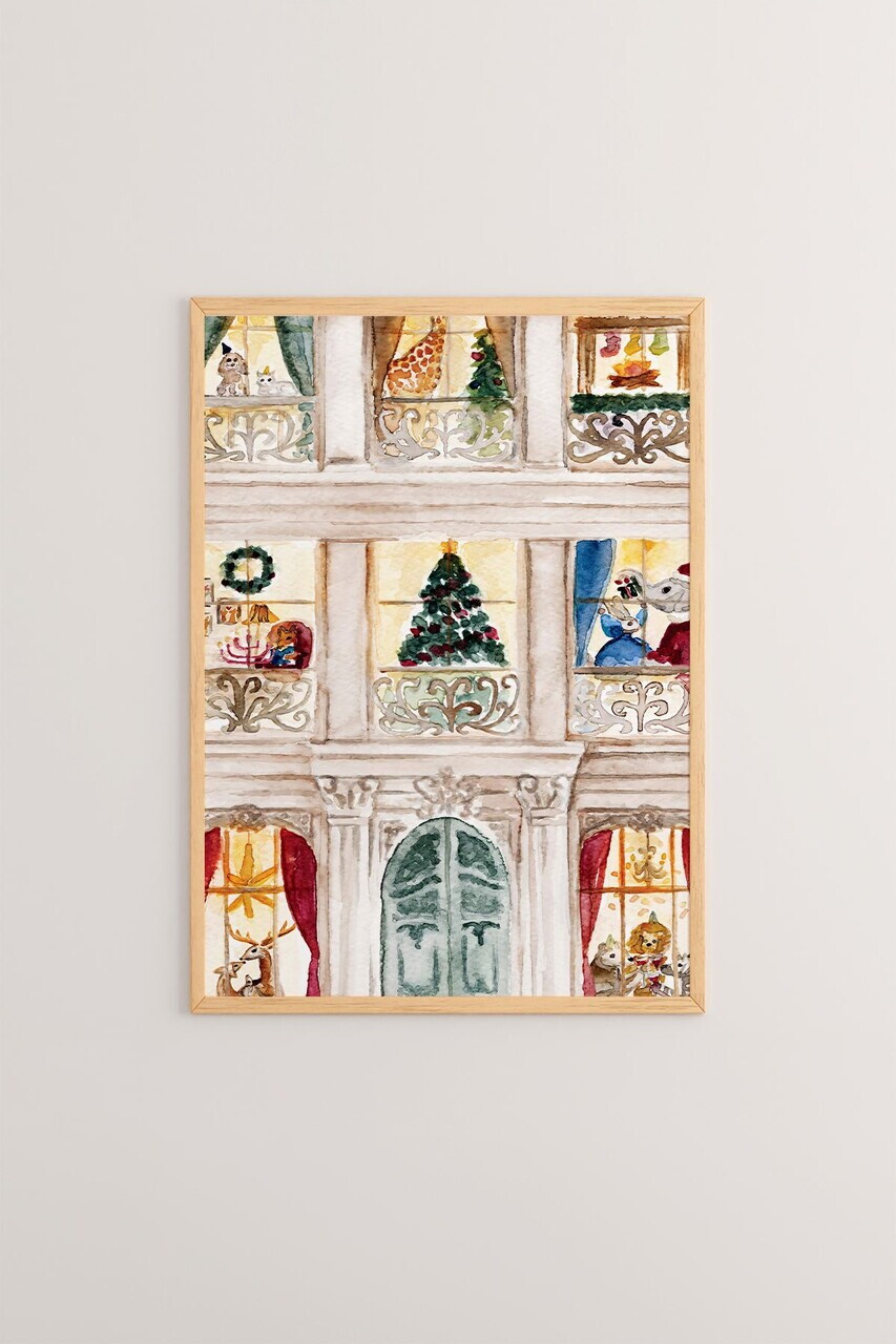Tablou decorativ, Nwyearsngmdl50, MDF, Multicolor — imaginea 3