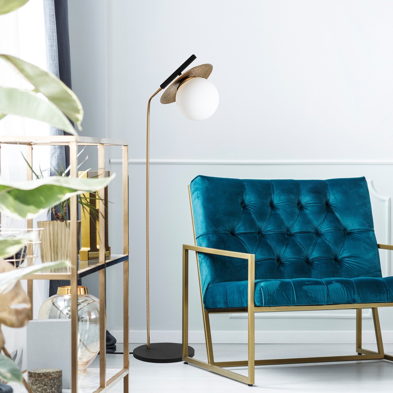 Lampadar L'essentiel Maison 521SHN1538 Auriu