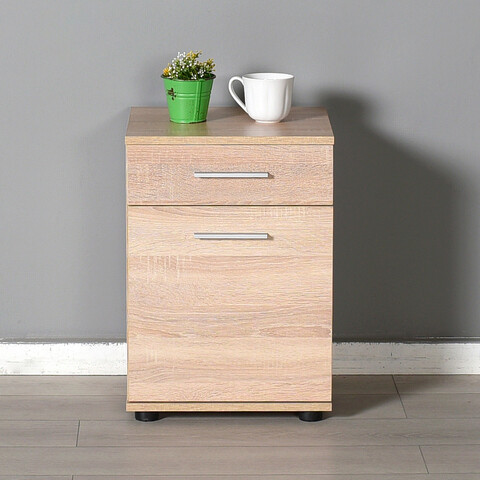 Noptiera, Adore, KMD-511-SS-1, 40x57x39 cm, PAL, Sonomo 40x57x39 imagine 2022