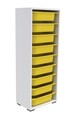 Dulap multifunctional, Estella, Zola 9N, Alb / Galben