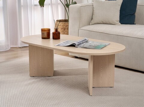 Masuta de cafea, Nordure, Sable, 119x40x60 cm, Stejar Compass
