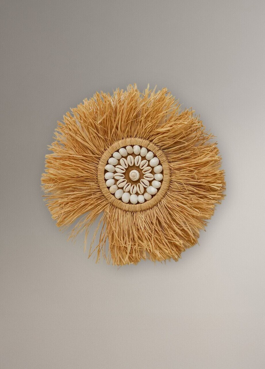 Decoratiune de perete, DB0006, 30 x 30 cm, Alb — imaginea 3