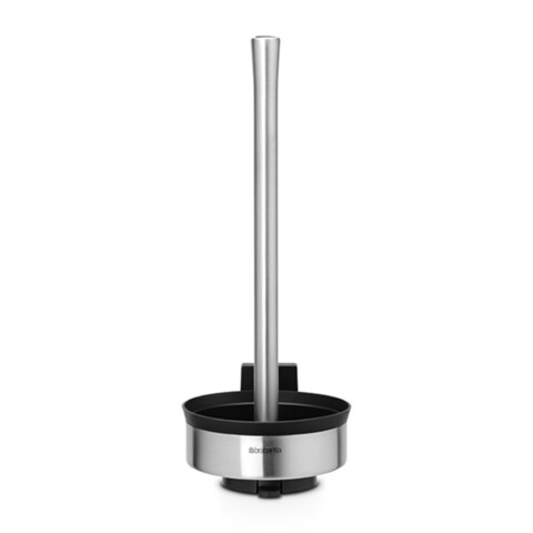 Suport role rezerva hartie igienica, Brabantia, Profile Matt Steel, 15.5x14x38.3 cm, otel, argintiu