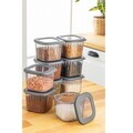Set recipiente depozitare, Hermia, 964FRM1193, PLASTIC, Antracit