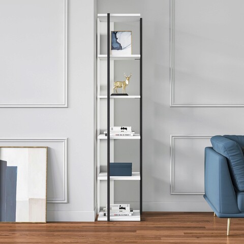 Corp biblioteca, minima, furba, 35x170x35 cm, alb