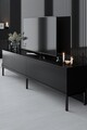 Comoda TV, Bexley, Lord, 180x47x30 cm, PAL, Negru