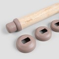 Set pentru copt Easy Bake, Homla, 49x40 cm, bambus/silicon/plastic, crem/maro