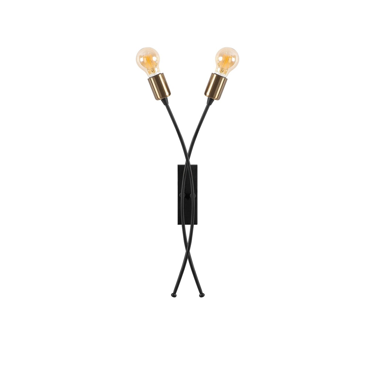 Aplica de perete Opviq 584TTM1932 Negru / Vintage