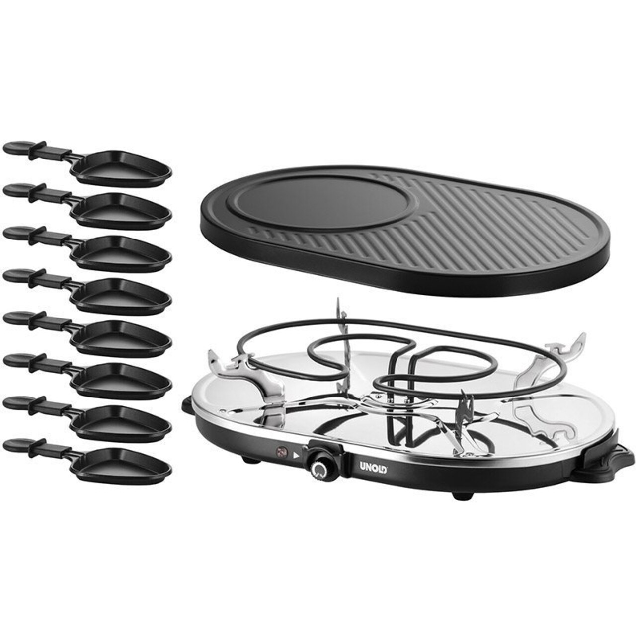Plita electrica Raclette, 1200 W - Unold - view 4