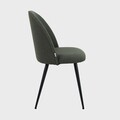 Scaun Ludi, Homla, 53x50x85 cm, metal/poliester, verde