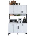 Dulap multifunctional, Rani, JE127 -2984, 120x198.6x40 cm, PAL, Alb