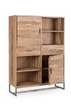 Bufet Elmer, Bizzotto, 118 x 40 x 165 cm, lemn de salcam/otel