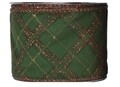 Panglica decorativa Plaid, Decoris, 270x6.3 cm, poliester, verde
