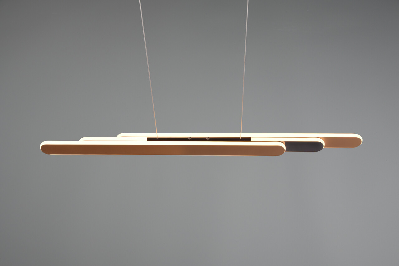 Lustra Helios, TRIO, 130x150 cm, 48W, 1x SMD, metal, maro - view 7