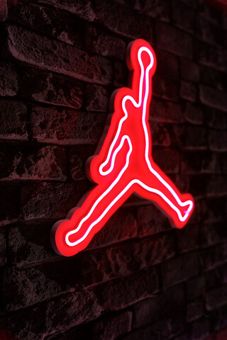 Decoratiune luminoasa led, basketball, benzi flexibile de neon, dc 12 v, rosu