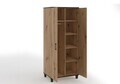 Dulap cu oglinda ADRK, Pola 11, 80x56x193 cm, PAL laminat, artisan