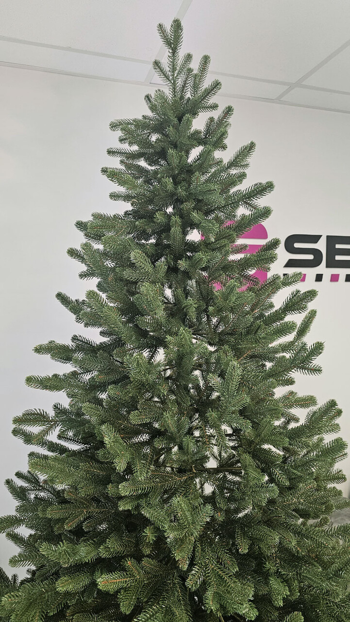 Brad artificial Christmas Deluxe by Sersimo, Viena verde, 3D, 250cm — imaginea 3