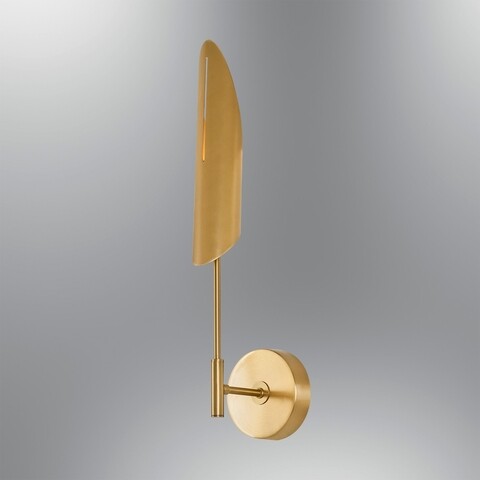 Aplica de perete, L1195 – Antique, Lightric, 15 x 11 x 51 cm, 1 x GU10, 5W, aramiu antic Aplice si plafoniere