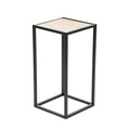 Suport pentru ghiveci Roh, Homla, 23x23x45 cm, metal, negru
