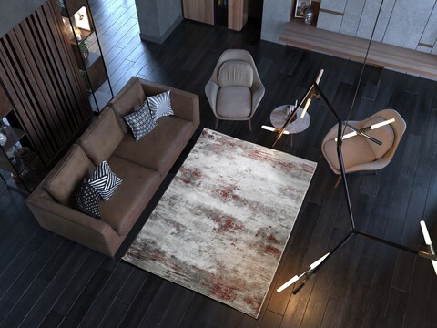 Covor, Babek 5467 Grey, 80 x 150 cm, 100% poliester, gri