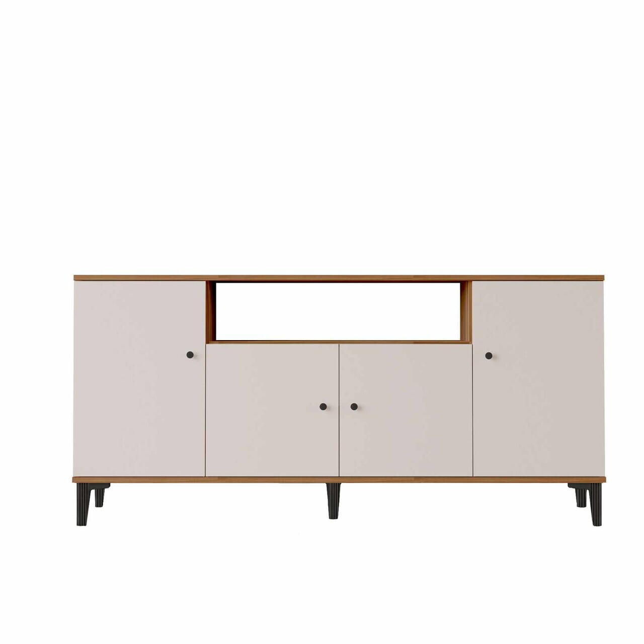 Consola, Hanah Home, Vıs3-Cka, 180x85x44.5 cm, PAL, Maro — imaginea 4