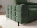 Coltar extensibil dreapta 3 locuri ELTAP, RT-35AMO, Felro, 285x181x93 cm, lemn/poliester, verde inchis