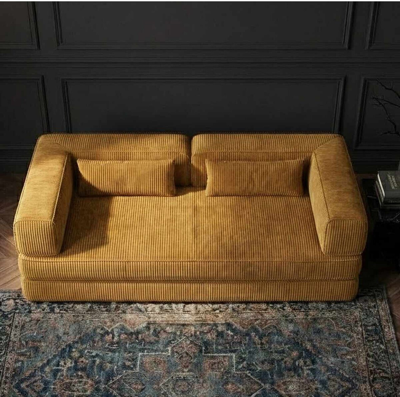 Canapea 3 locuri, Atelier del Sofa, 326NYR1152, Galben mustar — imaginea 3