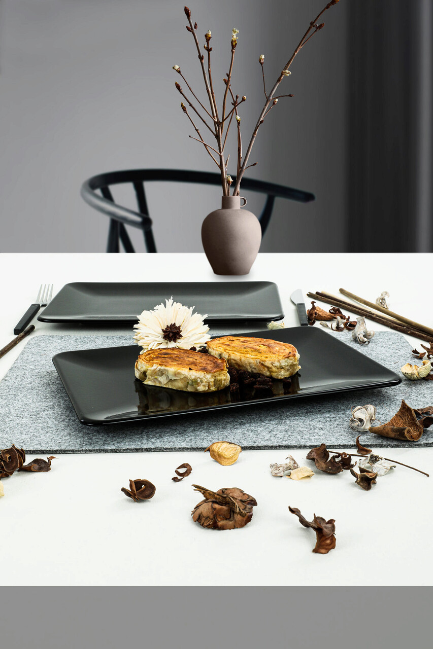 Set platouri servire, Hermia, 275KRM1686, Negru - imagine 3