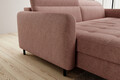Coltar extensibil stanga 3 locuri ELTAP, LT-24RAQ, Gomsi, 228x165x100 cm, lemn/poliester, somon