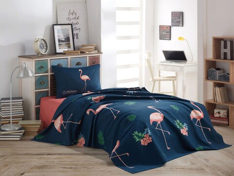 Set cuvertura pique Single, Big Filamin, Eponj Home, Bumbac