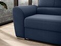 Coltar extensibil dreapta 3 locuri ELTAP, RT-40GO, Siber, 270x186x93 cm, lemn/poliester, albastru inchis