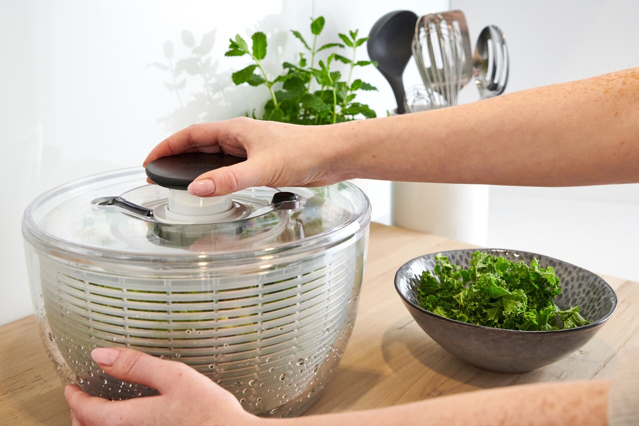 Uscator salata si verdeturi, plastic, 26,6cm/4,7L, "Good Grips" - OXO - imagine 24