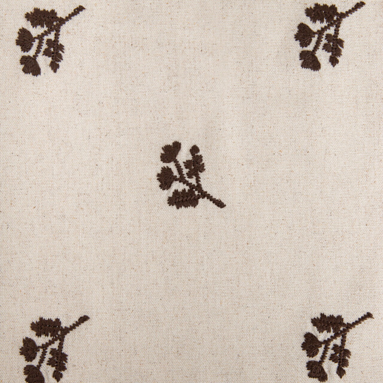 Fata de masa Froid, Homla, 130x180 cm, vascoza/in/bumbac, crem/maro — imaginea 3