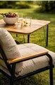 Set mobilier de gradina, Hanah Home, Duru, Crem
