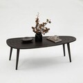 Masuta de cafea, Neostill, Sweet, 115x38x50 cm, Cadru: 100% LEMN DE PIN DE ÎNALTĂ CALITATE, Antracit