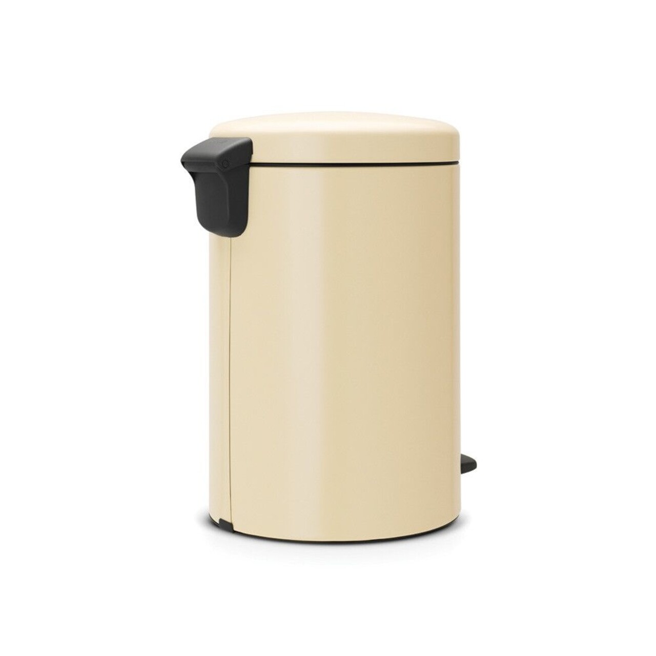 Cos De Gunoi Cu Pedala, Brabantia, Icon Almond, 20 L, Inox, Crem