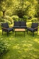 Set mobilier de gradina, Hanah Home, Alya, Antracit