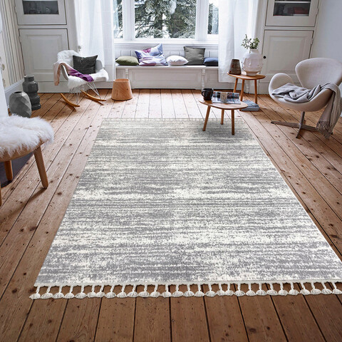 Covor, 2778a , 200x290 cm, poliester, alb / gri deschis
