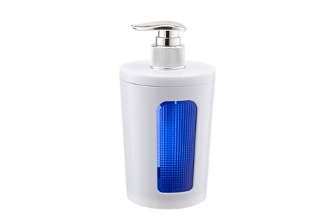Dispenser pentru sapun lichid, Berossi, Scarlet Blue, 300 ml, plastic, albastru