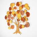 Decoratiune de perete, Lime Hazel 2, Metal, Dimensiune: 115 x 105 cm, Multicolor