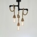 Candelabru All Design, metal, 40x50 cm, E27, 40 W, Black