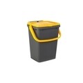 Cos de gunoi ECO PLUS stivuibil, colectare selectiva, plastic, 50 L, galben
