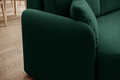 Coltar extensibil dreapta 3 locuri ELTAP, Hadson, 206x150x89 cm, lemn/poliester, verde inchis