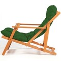 Set masa si scaune de gradina, Meya Dekor, My007, Lemn de fag, Verde / Natural
